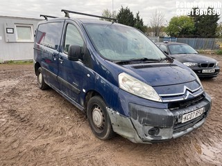 Location: Peterborough - 2007 CITROEN DISPATCH 1200 HDI 120 SWB Panel Van REG: KC07RPU, Keys: No, MOT Expiry date: 16/10/2025, 1997 Diesel, 6 Speed Manual Diesel, Former Keepers: 4