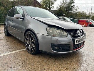 Location: Brentwood - 2008 VOLKSWAGEN GOLF GT SPORT TSI 170 5 Door Hatchback REG: RV08VXB, Keys: No, MOT Expiry date: 09/01/2021, 1390 Petrol, 6 Speed Manual Petrol, Former Keepers: 7