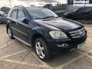 Location: Brentwood - 2007 MERCEDES ML 320 CDI SPORT A Estate REG: SO57GMG, Keys: No, MOT Expiry date: 10.09.2025, 2987 Diesel, 7 Speed Auto Diesel, Former Keepers: 7