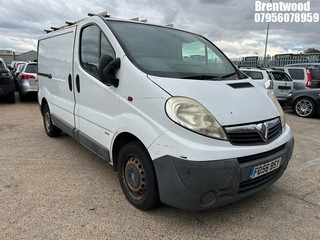 Location: Brentwood - 2007 VAUXHALL VIVARO 2900 CDTI SWB Panel Van REG: FD56BSY, Keys: No, MOT Expiry date: 13/08/2025, 1870 Diesel, 6 Speed Manual Diesel, Former Keepers: 5