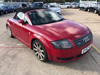 Location: Brentwood - 2002 AUDI TT QUATTRO (225 BHP) Convertible REG: OY52KJU, Keys: No, MOT Expiry date: 14.06.2025, 1781 Petrol, 6 Speed Manual Petrol, Former Keepers: 5