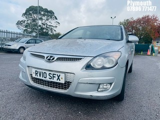 Location: Plymouth - 2010 HYUNDAI I30 ES 5 Door Hatchback REG: RV10SFX, Keys: No, MOT Expiry date: 01/03/2026, 1396 Petrol, 5 Speed Manual Petrol, Former Keepers: 4
