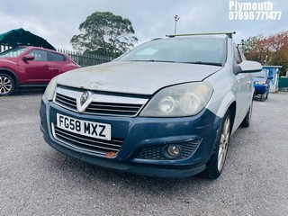 Location: Plymouth - 2008 VAUXHALL ASTRA CLUB CDTI Car Derived Van REG: FG58MXZ, Keys: No, MOT Expiry date: 30/06/2025, 1686 Diesel, 6 Speed Manual Diesel, Former Keepers: 5