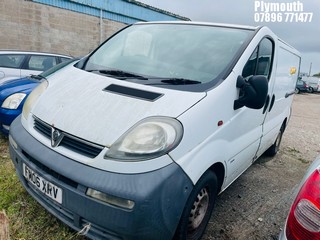 Location: Plymouth - 2006 VAUXHALL VIVARO 2900 DI SWB Panel Van REG: FM06XRV, Keys: No, MOT Expiry date: 05/03/2025, 1870 Diesel, 5 Speed Manual Diesel, Former Keepers: 6