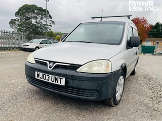 Location: Plymouth - 2003 VAUXHALL COMBO 1700 DI Car Derived Van REG: WJ03UNT, Keys: No, MOT Expiry date: 18/08/2026, 1686 Diesel, 5 Speed Manual Diesel, Former Keepers: 9