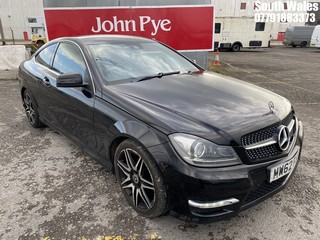 Location: South Wales - 2013 MERCEDES-BENZ C250 AMG SPORT + CDI BLUE Coupe REG: MW62FJE, 2143cc Diesel, 6 Speed Manual Diesel, Former Keepers: 7, Keys: Yes, MOT Expiry date: 14/12/2025