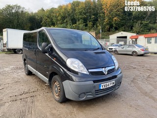 Location: Leeds - 2014 VAUXHALL VIVARO 2900 COMBI CDTI SW MPV REG: YX64FYM, Keys: No, MOT Expiry date: 12-11-2024, 1995 Diesel, 6 Speed Manual Diesel, Former Keepers: 2