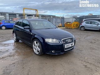 Location: Leeds - 2007 AUDI A3 S LINE TDI 3 Door Hatchback REG: EK57WRC, Keys: No, MOT Expiry date: 16-12-2025, 1968 Diesel, 6 Speed Manual Diesel, Former Keepers: 6