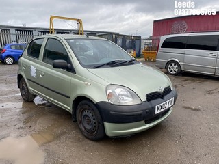 Location: Leeds - 2002 TOYOTA YARIS GS 5 Door Hatchback REG: MX02YJM, Keys: No, MOT Expiry date: 11-03-2026, 998 Petrol, 5 Speed Manual Petrol, Former Keepers: 5