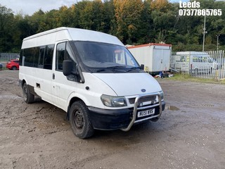 Location: Leeds - 2001 FORD TRANSIT Van With Side Windows REG: NU51WWS, Keys: No, MOT Expiry date: 29-07-2025, 2402 Diesel, 5 Speed Manual Diesel, Former Keepers: 5