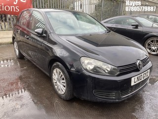 Location: Hayes - 2010 VOLKSWAGEN GOLF 5 Door Hatchback REG: LN10GYZ, Keys: No, MOT Expiry date: 28/05/2026, 1190 Petrol, Manual, Former Keepers: 2