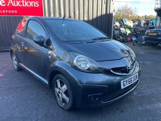Location: Stapleford - 2006 TOYOTA AYGO SPORT VVT-I 3 Door Hatchback REG: GY56UUW, Keys: Yes, MOT Expiry date: 16/06/2026, 998 Petrol, 5 Speed Manual Petrol, Former Keepers: 6