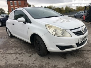 Location: Nottingham - 2008 VAUXHALL CORSA CDTI Car Derived Van REG: J300PPH, 1248cc Diesel, 5 Speed Manual Diesel, Former Keepers: 3, Keys: Yes, MOT Expiry date: 04/06/2026