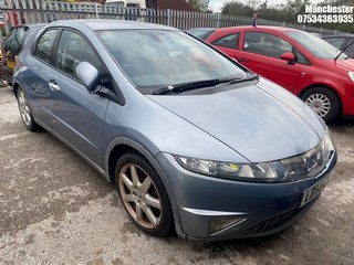 Location: Manchester - 2009 HONDA CIVIC EX I-VTEC S-A 5 Door Hatchback REG: LB58GXK, 1799cc Petrol, 6 Speed Semi Auto Petrol, Former Keepers: 5, Keys: No, MOT Expiry date: 16/03/2025