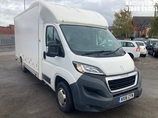 Location: Nottingham - 2016 PEUGEOT BOXER 335 L3 HDI LUTON VAN REG: NX16CFM, 2198cc DIESEL, 6 SPEED MANUAL DIESEL, Former Keepers: 4, Keys: Yes, MOT Expiry date: 08/10/2026