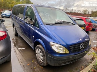 Location: Manchester - 2009 MERCEDES VITO 109 CDI LONG Van With Side Windows REG: PN09BBE, 2148 Diesel,, Former Keepers: 2, Keys: No, MOT Expiry date: 19/04/2024