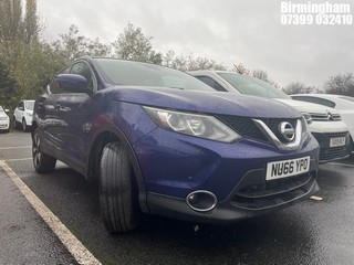 Location: Birmingham - 2016 NISSAN QASHQAI N-CONNECTA DCI CV 5 Door Hatchback REG: NU66YPO, 1598cc Diesel, Variable 1 Speed Auto Diesel, Former Keepers: 1, Keys: Required, MOT Expiry date: 05/11/2025