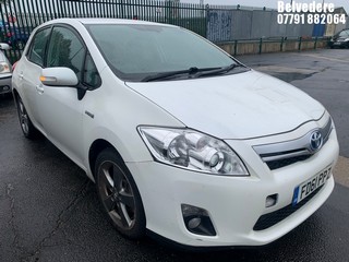 Location: BELVEDERE - 2011 TOYOTA AURIS HYBRID T SPIRIT CVT 5 Door Hatchback REG:FD61PPZ, 1797cc Hybrid Electric,Variable 1 Speed Auto Petrol/E,Former Keepers: 6,Keys:No,MOT:Expiry date20.11.2025