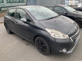 Location: Belvedere - 2013 PEUGEOT 208 ACTIVE 5 Door Hatchback REG: FL63UYT, Keys: No, MOT Expiry date: 25/08/2025, 1199 Petrol, 5 Speed Manual Petrol, Former Keepers: 7