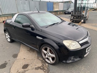 Location: Belvedere - 2008 VAUXHALL TIGRA EXCLUSIV Convertible REG: WM08ECJ, Keys: No, MOT Expiry date: 07/08/2026, 1364 Petrol, 5 Speed Manual Petrol, Former Keepers: 14