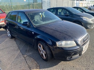 Location: Belvedere - 2008 AUDI A3 SE 5 Door Hatchback REG: LM08KRU, Keys: No, MOT Expiry date: 04/02/2025, 1595 Petrol, 5 Speed Manual Petrol, Former Keepers: 6