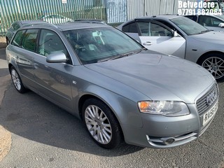 Location: Belvedere - 2007 AUDI A4 SE TDI 170 Estate REG: RA56GDX, Keys: No, MOT Expiry date: 25/10/2025, 1986 Diesel, 6 Speed Manual Diesel, Former Keepers: 7