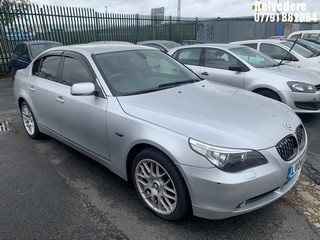 Location: Belvedere - 2004 BMW 520I SE AUTO 4 Door Saloon REG: LV04LVP, Keys: No, MOT Expiry date: 02/03/2025, 2171 Petrol, 6 Speed Auto Petrol, Former Keepers: 5