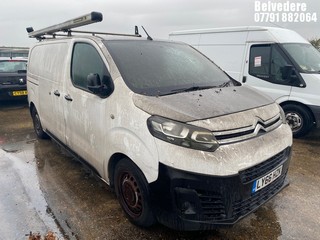 Location: Belvedere - 2017 CITROEN DISPATCH 1000 ENTERPRISE Panel Van REG: LY66HZK, Keys: No, MOT Expiry date: 23/02/2026, 1560 Diesel, 5 Speed Manual Diesel, Former Keepers: 2