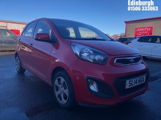 Location: Edinburgh - 2014 KIA PICANTO 1 5 Door Hatchback REG: SL14HGA, 998cc Petrol, 5 Speed Manual Petrol, Former Keepers: 4, Keys: Yes, MOT Expiry date: 22/10/2025