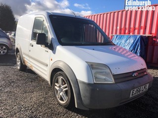 Location: Edinburgh - 2006 FORD TRANSIT CONN T220 L90 Panel Van REG: EJ56LFL, Keys: No, MOT Expiry date: 13/10/2025, 1753 Diesel, 5 Speed Manual Diesel, Former Keepers: 9