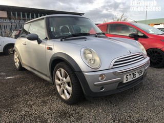 Location: Edinburgh - 2005 MINI ONE D 3 Door Hatchback REG: ST05YBW, Keys: No, MOT Expiry date: 26/09/2025, 1364 Diesel, 6 Speed Manual Diesel, Former Keepers: 9