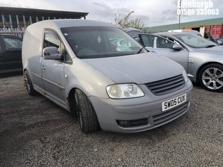 Location: Edinburgh - 2005 VOLKSWAGEN CADDY C20 TDI 104 Car Derived Van REG: SW05CUX, Keys: No, MOT Expiry date: 31/10/2024, 1896 Diesel, 5 Speed Manual Diesel, Former Keepers: 11