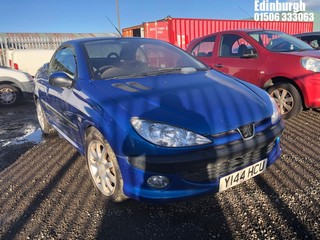 Location: Edinburgh - 2001 PEUGEOT 206 CC Coupe REG: Y144HCU, Keys: No, MOT Expiry date: 22/02/2019, 1997 Petrol, 5 Speed Manual Petrol, Former Keepers: 11