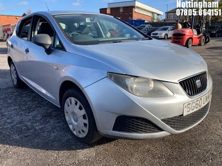 Location: Nottingham - 2010 SEAT IBIZA S A/C 5 Door Hatchback REG: SG60UWW, Keys: No, MOT Expiry date: 04/08/2025, 1198 Petrol, 5 Speed Manual Petrol, Former Keepers: 4