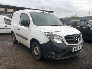 NOTE: ATF Registered Buyers ONLY - Location: Edinburgh - 2015 MERCEDES-BENZ CITAN 109 CDI Panel Van REG: SR04PER, Keys: No, 1461 Diesel, 5 Speed Manual Diesel, Former Keepers: 5