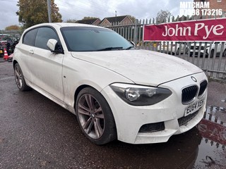 Location: Mitcham - 2014 BMW 116I M SPORT 3 Door Hatchback REG: EU64XEH, 1598cc Petrol, 6 Speed Manual Petrol, Former Keepers: 3, Keys: No, MOT Expiry date: 28/02/2025