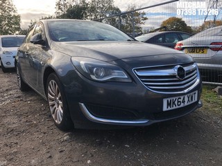 Location: Mitcham - 2014 VAUXHALL INSIGNIA DESIGN CDTI ECO 5 Door Hatchback REG: MK64XWT, Keys: No, MOT Expiry date: 15/01/2025, 1956 Diesel, 6 Speed Manual Diesel, Former Keepers: 9