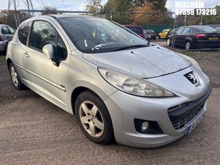 Location: Mitcham - 2012 PEUGEOT 207 SPORTIUM HDI 3 Door Hatchback REG: BJ12GYR, Keys: No, MOT Expiry date: 16/11/2024, 1398 Diesel, 5 Speed Manual Diesel, Former Keepers: 2