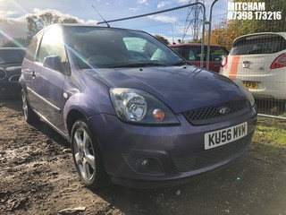 Location: Mitcham - 2006 FORD FIESTA FREEDOM 3 Door Hatchback REG: KU56MVM, Keys: No, MOT Expiry date: 19/06/2025, 1242 Petrol, 5 Speed Manual Petrol, Former Keepers: 11