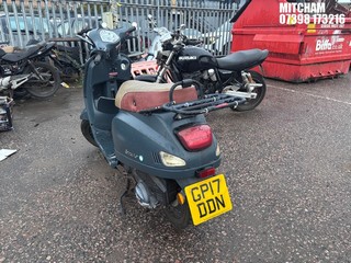 Location: Mitcham - 2017 NECO AZZURO 125 Scooter REG: GP17DDN, Keys: No, MOT Expiry date: 31/01/2021, 125 Petrol, AUTOMATIC, Former Keepers: 1