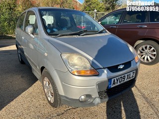 Location: Brentwood - 2009 CHEVROLET MATIZ SE 5 Door Hatchback REG: AY09XLZ, Keys: No, MOT Expiry date: 13/10/2025, 995 Petrol, 5 Speed Manual Petrol, Former Keepers: 10