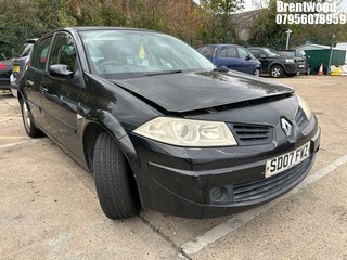Location: Brentwood - 2007 RENAULT MEGANE EXTREME 16V 100 5 Door Hatchback REG: SD07FWZ, Keys: No, MOT Expiry date: 27/07/2026, 1390 Petrol, 5 Speed Manual Petrol, Former Keepers: 4