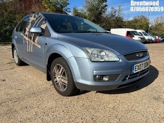 Location: Brentwood - 2007 FORD FOCUS GHIA 5 Door Hatchback REG: EX07ODN, Keys: No, MOT Expiry date: 13/04/2026, 1798 Petrol, 5 Speed Manual Petrol, Former Keepers: 3