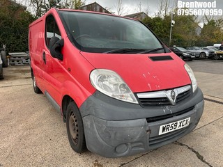 Location: Brentwood - 2009 VAUXHALL VIVARO 2700 CDTI SWB Panel Van REG: WR59XCX, Keys: No, MOT Expiry date: 30/09/2026, 1995 Diesel, 6 Speed Manual Diesel, Former Keepers: 2