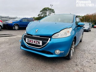 Location: Plymouth - 2013 PEUGEOT 208 ACTIVE 3 Door Hatchback REG: OU13KZN, Keys: No, MOT Expiry date: 08/04/2026, 1397 Petrol, 5 Speed Manual Petrol, Former Keepers: 3