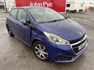 Location: South Wales - 2015 PEUGEOT 208 ACTIVE 5 Door Hatchback REG: FM15XBL, 1200cc Petrol, 5 Speed Manual Petrol, Former Keepers: 3, Keys: No, MOT: Expiry date22/05/2026