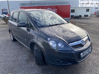 Location: South Wales - 2013 VAUXHALL ZAFIRA DESIGN MPV REG: BU13MFP, Keys: No, MOT Expiry date: 11/12/2025, 1598 Petrol, 5 Speed Manual Petrol, Former Keepers: 3