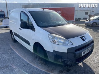 Location: South Wales - 2009 PEUGEOT PARTNER 850 S HDI 90 Panel Van REG: NV59YUU, Keys: No, MOT Expiry date: 23/05/2025, 1560 Diesel, 5 Speed Manual Diesel, Former Keepers: 4
