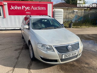 Location: Hull - 2010 VOLKSWAGEN PASSAT HIGHLINE TDI 110 Estate REG: DG10XUH, Keys: No, MOT Expiry date: 14/11/2025, 1968 Diesel, 5 Speed Manual Diesel, Former Keepers: 5