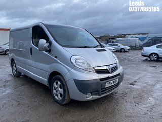 Location: Leeds - 2014 VAUXHALL VIVARO 2700 SPORTIVE CDTI PANEL VAN REG: YF14NHV, 1995cc DIESEL, 6 SPEED MANUAL DIESEL, Former Keepers: 2, Keys: Yes, MOT Expiry date: 24-09-2025
